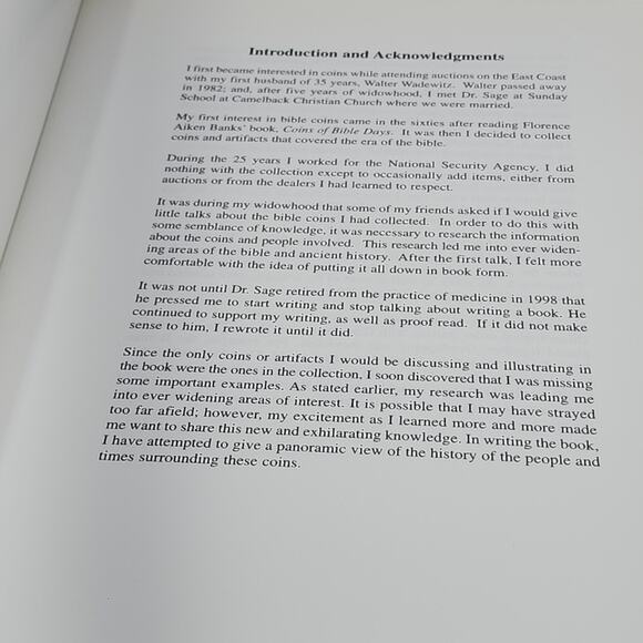 Biblical Numismatics: Thirty Pieces of Silver - HC Author Signed Dedication - Picture 8 of 16